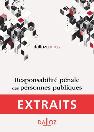 Responsabilité Pénale Personnes Publiques_Extraits