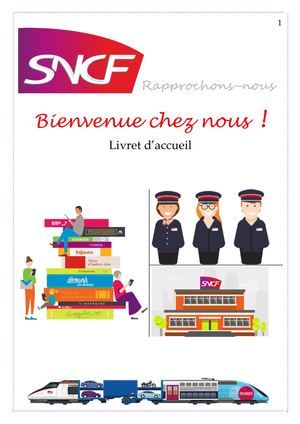 Livret D'accueil SNCF