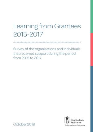 Learning from Grantees 2015-2017