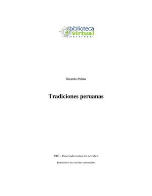 Tradiciones Peruanas