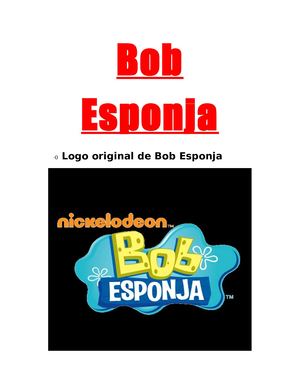 BOB ESPONJA