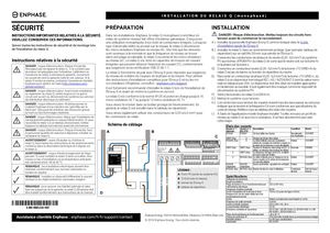 Installation manuel Q Relay ENPHASE