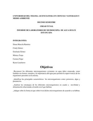 Laboratorio De Agua Hammes Docx