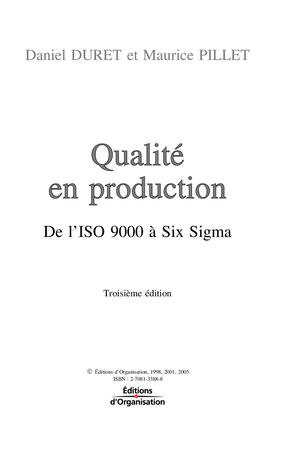 Chapitre 3 : Management de la qualité par une approche processus