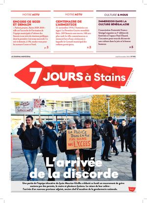 7 Jours à Stains n°990 du 8 novembre 2018