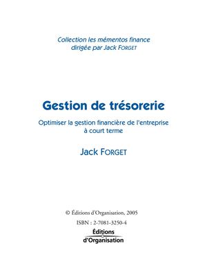 Introduction - La gestion de trésorerie : quel enjeu ?