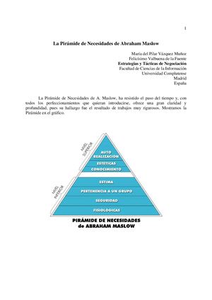 Semana 9 Piramide Necesidades Maslow