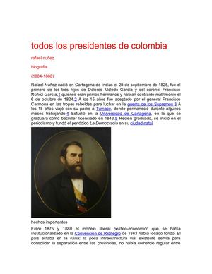 Trabajo De Presidentes