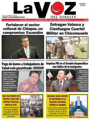 Diario La Voz del Sureste 09-11-2018