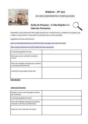 Guião Cabo Bojador Tormentas