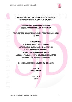 Tics, Viernes