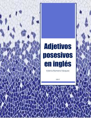 Adjetivos Posesivos En Inglés