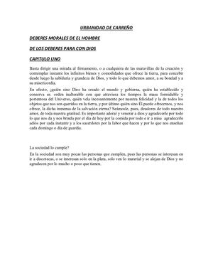 Urbanidad De Carreño (1)