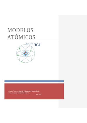 MODELOS ATÓMICOS