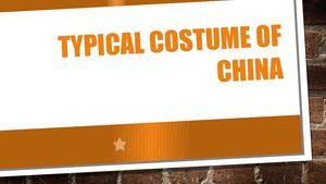 Typical Costume Of China Amalia, Aylén & Olaya