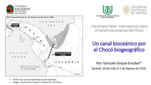 Un canal bioceánico por el Chocó biogeográfico