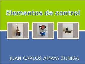Elementos De Control