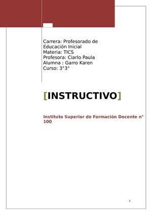 Instructivosonajeros Garro Karen 3°3°