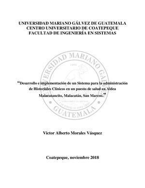 Proyecto De Tesis Historiales Clinicos