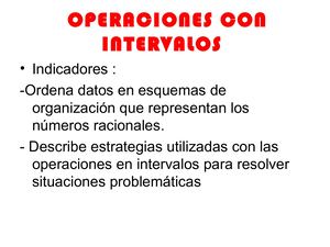 Intervalos