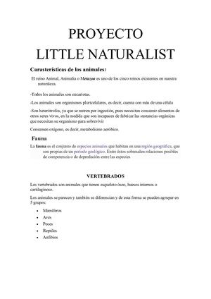 Little Naturalist
