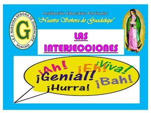 Las Interjecciones Práctica