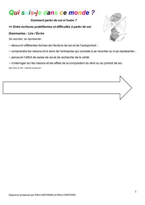 Qui suis-je dans ce monde?