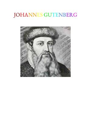 Johannes Gutenberg