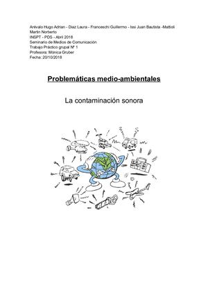 T P 1 Problemáticas Medio Ambientales