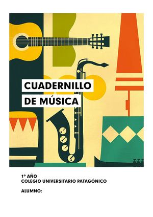 Cuadernillo Música