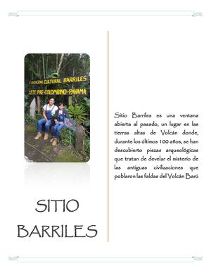 SITIO BARRILES