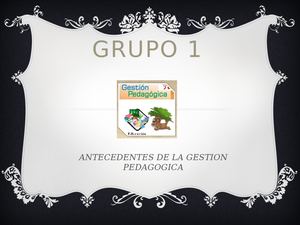 Grupo 1 Lo Que Aprendi