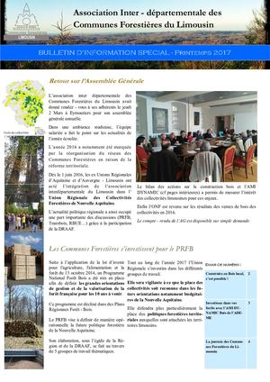 BULLETIN INFO COFOR LIMOUSIN