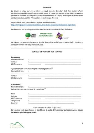 Contrat De Vente CFT