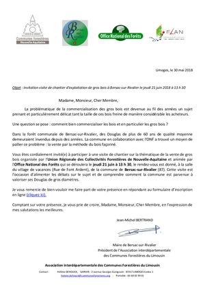 Invitation Et Ordre Du Jour Visite De Chantier Bersac V3