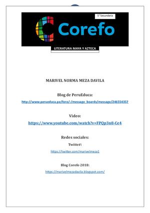 Literatura Maya Y Azteca