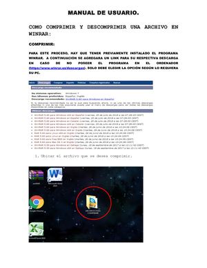 Como Comprimir Y Descomprimir Una Archivo En Winrar