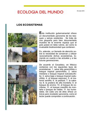LOS ECOSISTEMAS