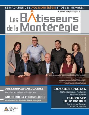 Les Bâtisseurs de la Montérégie  Vol. 10 No3
