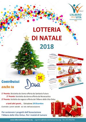 Locandina Lotteria Natale 2018 N 2