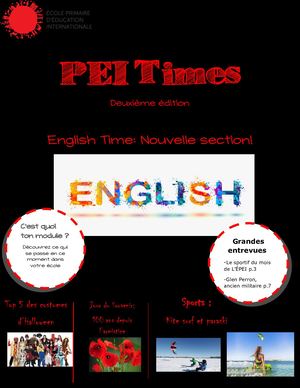 Pei Times 2e éDition Finale