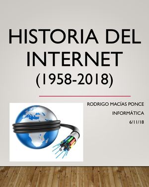 Historia Del Internet Pdf