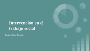 intervención en el trabajo social