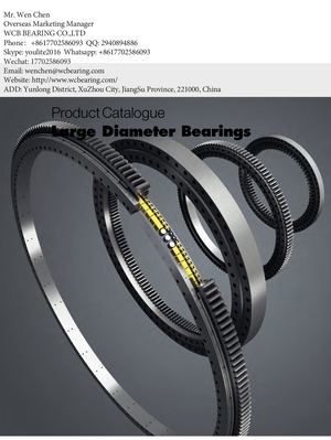 Wcb Internal Gear Slewing Ring Bearing Gear China