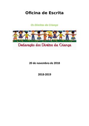Direitos Da Criança - 9 º D