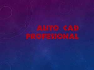 Auto Cad Preentacion