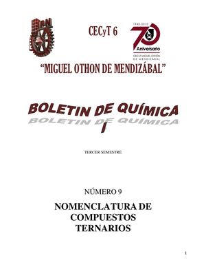 Boletin 9 nomenclatura de compuestos ternarios y cuaternarios