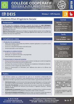 Plaquette DEIS 2019