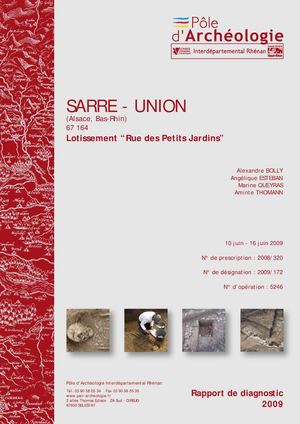 SARRE-UNION, rue des petits jardins (d)