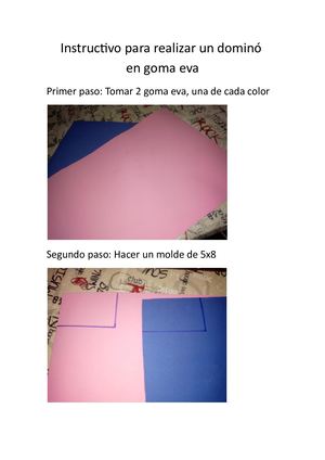 Instructivo para hacer un domino
